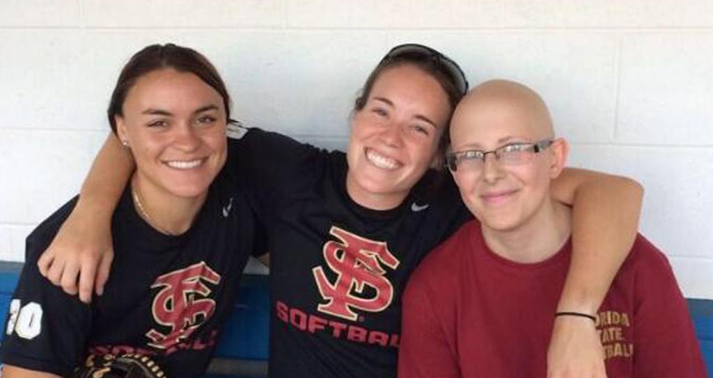 The Noles would routinely stop by to see Taylor and her family when playing NC area schools and the players and coaches would often keep touch via calls, texts and video chats.