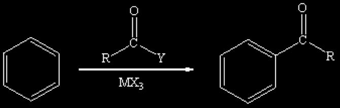 Friedel-Crafts alkylation, R + is the electrophile Friedel-Crafts Acylation