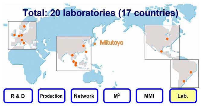 Mitutoyo Calibration Worldwide Accredited