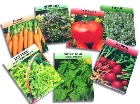 Planting Vegetables from Seed Ppt 8 *Example seed packet in kit.
