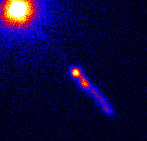 Astronomy 102 Lecture 17 The archetypal quasar, 3C 273 In X rays, by CXO. In visible light, by HST. In radio, by MERLIN.