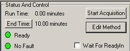 Sample Analysis 1 Changing the End Time for the MS module does not change the GC End Time. You must access the GC module from the Windows menu and change the GC End Time separately.