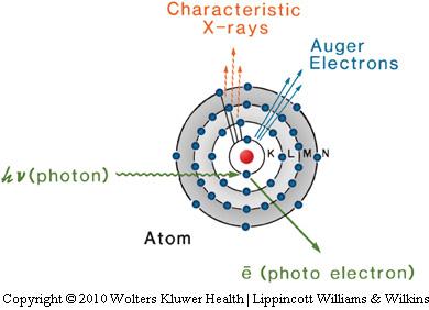 Photoelectric Effect Results The fast moving photoelectron may participate in 1000s of interactions