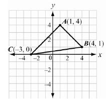 XI. Geometry. Find the missing sides (given the right triangle). In the circle, solve for x and y. AD and FB pass circle. through the center of the.