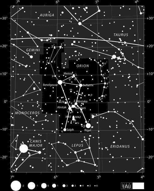 IAU M35 above his