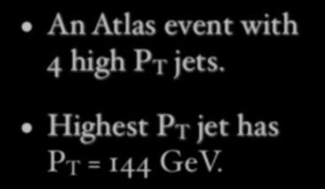 Experimental evidence P T Atlas An Atlas event with 4