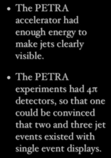 two and three jet events existed with single
