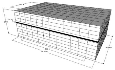 In the following analysis an attempt was made to see if the breakage of a silt layer can lead to the faster dissipation rate of EPWP of the soil beneath the silt layer. Model Description Shown in Fig.