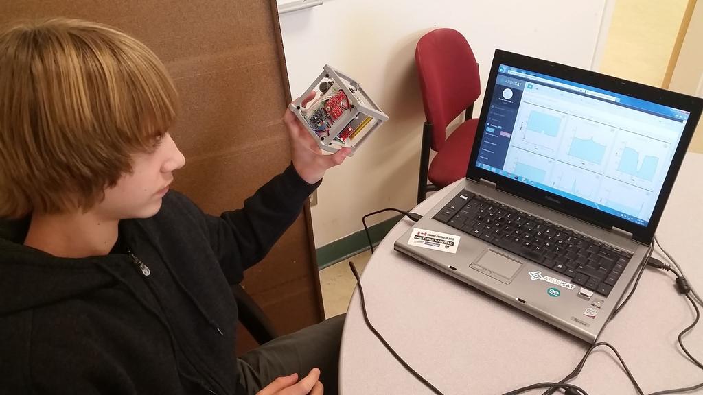 Arduino Students analyze returned data