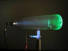 Crookes dark space fills the tube as the negative glow and positive column disappear. A bright fluorescence is now observed on the wall of the tube near the anode.
