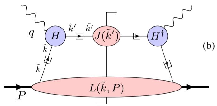 Collinear Factorization Factorized Hadronic Tensor