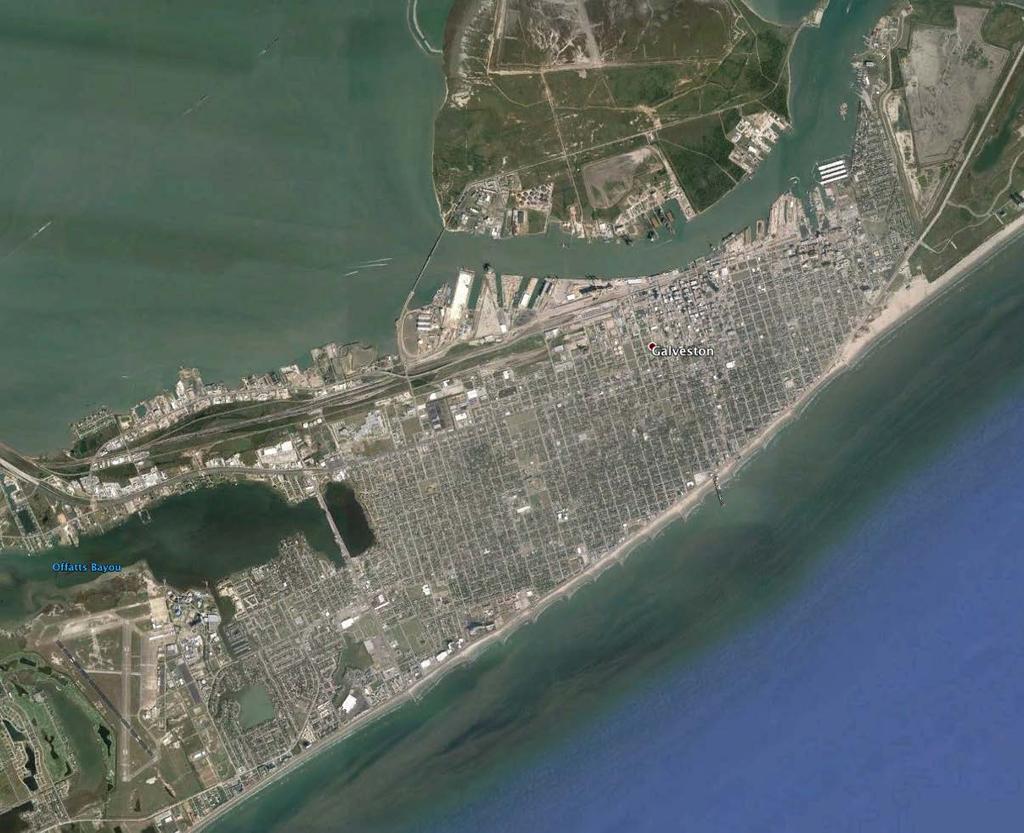 To find the elevation and slope of the coast in Galveston, we will create an elevation transect