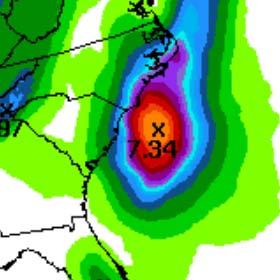 Potential Rainfall Amounts -Forecast continue to show the storm total rainfall amounts of 1 to 3 inches with the highest amounts across coastal Cape Fear. -Isolated higher amounts are possible.