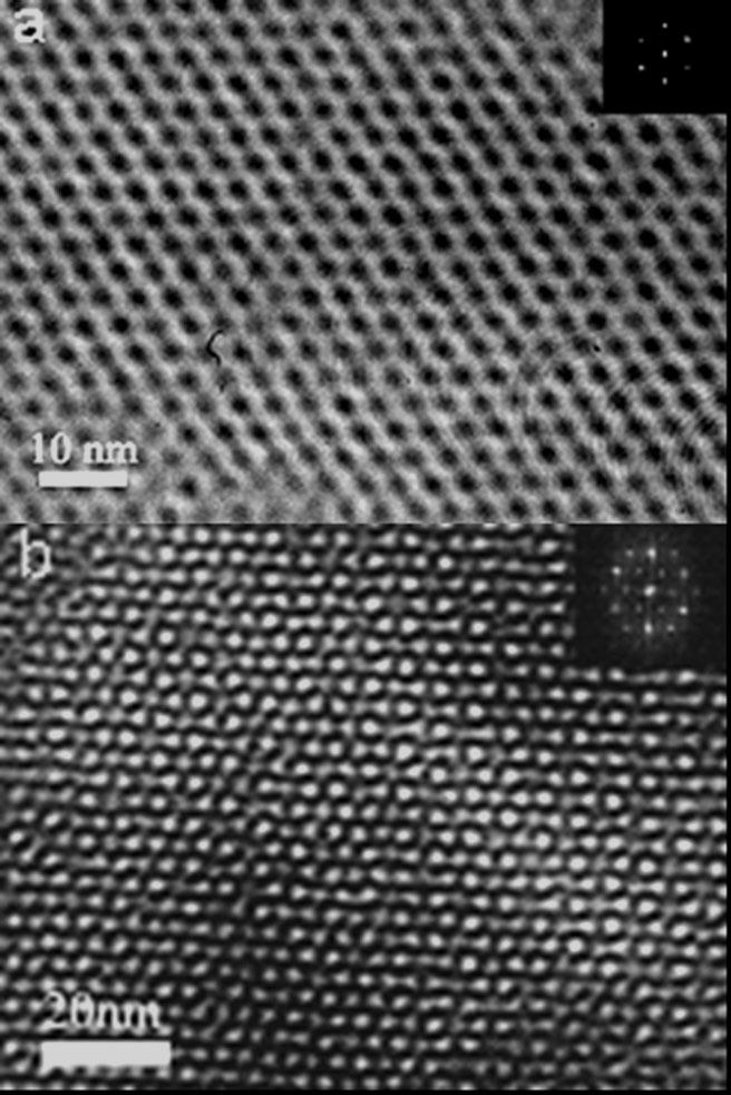 Synthesis, characterization and self-assemblies of magnetite nanoparticles 1065 Figure 3. (a) TEM image of magnetite NPs monolayer self-assembly.