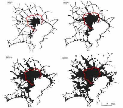 4.3 Growth Management of Urbanization in Metropolitan Areas Excessive concentration of populations in large cities brings about densification of built-up areas and urban sprawls in peripheral areas.