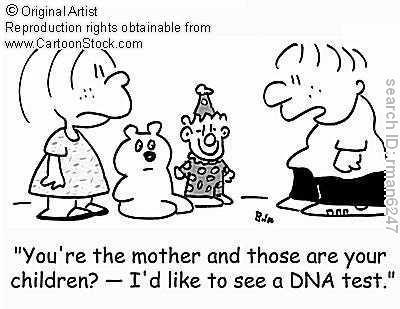 DNA is passed from parents to offspring during reproduction It contains