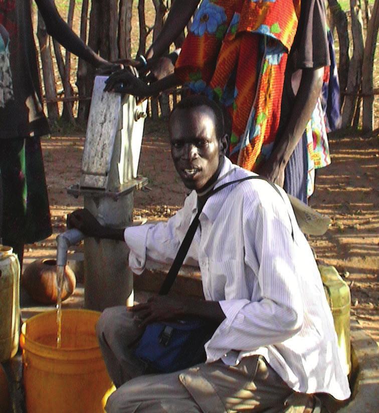 Water for Sudan s mission is simple: drill borehole wells which bring safe drinking water to the people in Southern Sudan's remote villages, transforming lives in the process.