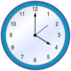 Use Supplement or Complement TIME At 4 o clock, the angle between the hour and minute hands of a clock is 120º.