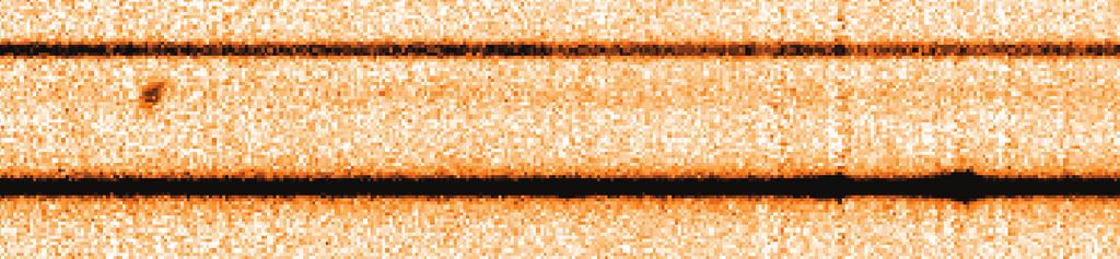 Note the emission line from G1, which places the object at most probably z = 0.74. Q1 is a type 1 quasar at z = 4.12. Figure 30.