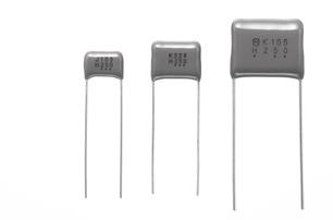Metallized Polyester Film Capacitor Type : ECQE(T) Non-inductive construction using metallized Polyester film with flame retardant epoxy resin coating Features Self-healing property Excellent