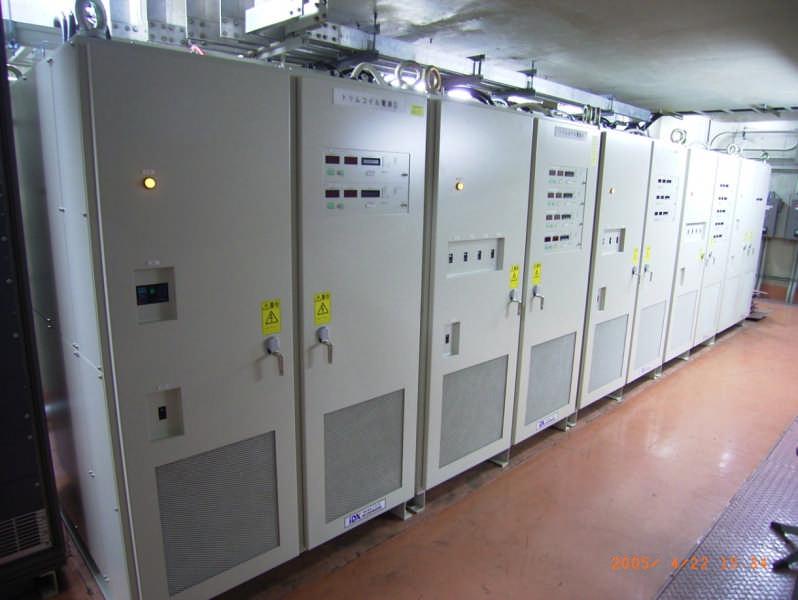 6. New Power Supplies Background of the renewal - More than 35 years have passed since the fabrication of the AVF cyclotron. - Most of electric parts are not available now.