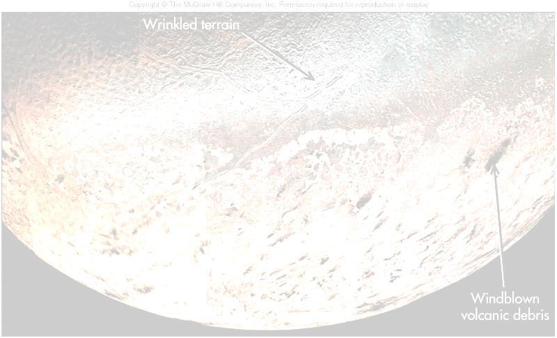 Triton Triton s orbit is backwards and is highly tilted with respect to Neptune s equator Triton is perhaps a captured planetesimal from the Kuiper belt Triton is large enough and far enough from the