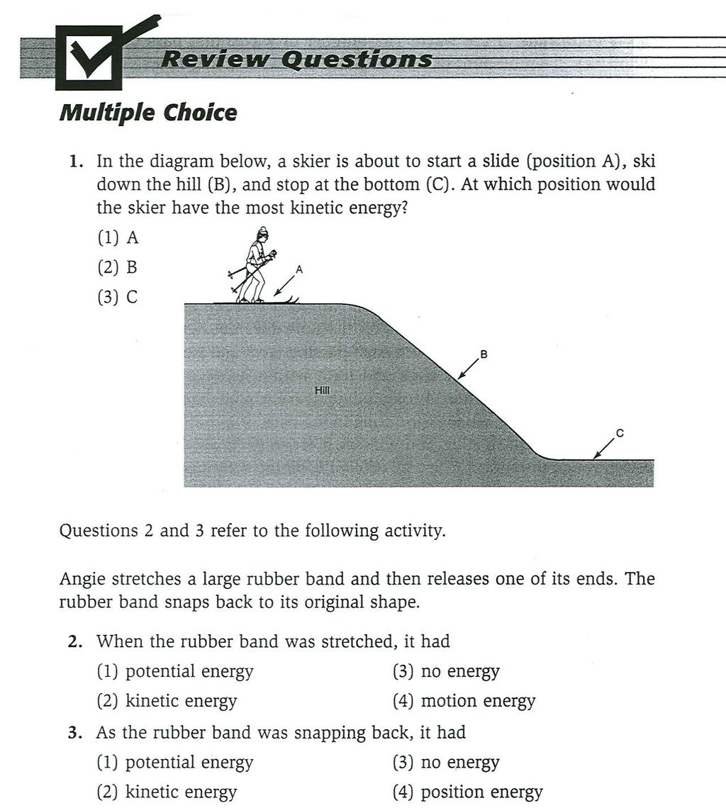 IV. Review Questions ultiple Choice 1-7 & Thinking 7 Analyzing