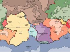 [19] New Zealand is located on the edge of two tectonic plates; the Indo Australian Plate and