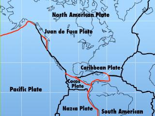 5. The tectonic plates float on which semiliquid layer? b. Crust c. Inner Core d. Lithosphere 6. What is the border between two tectonic plates called? a. Boundary b.