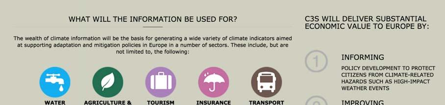 Sectoral Information System Proof-of-concepts of climate services: Demonstration of