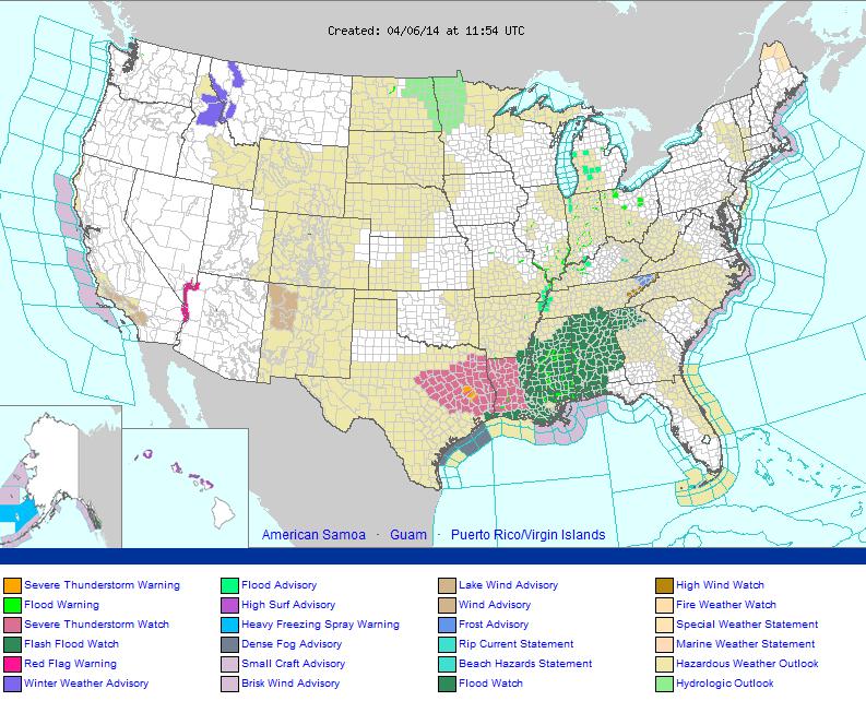 Active Watches/Warnings