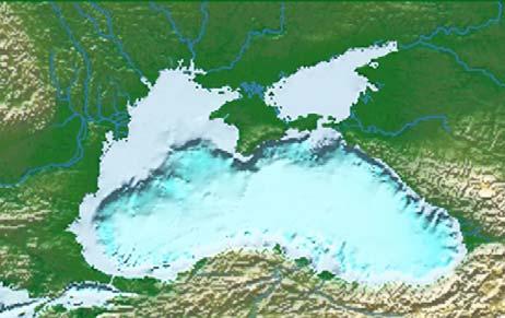 ~155,000Km 2 Black Sea today