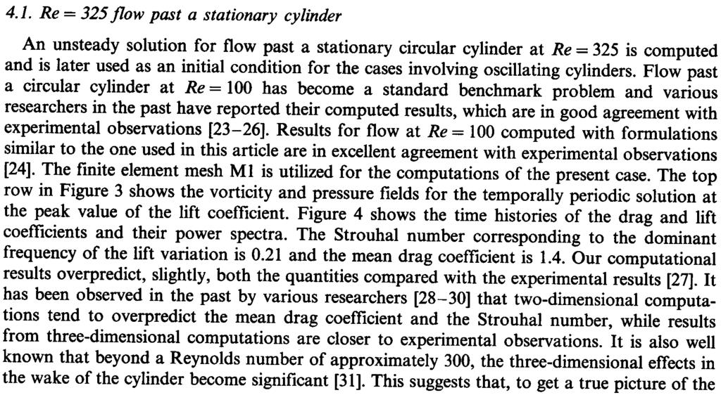 This suggests that the phenomenon is quite sensitive to the Reynolds number and further investigation is needed to understand it.