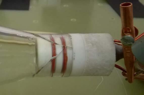 PI Assembly Magnet wire is wound several times around a tube