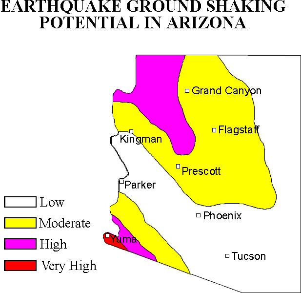 Are there earthquakes in Arizona? http://earthquake.usgs.