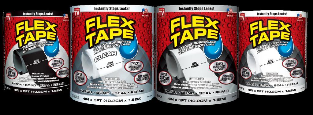 In the event your home s shingles or siding may get damaged in a storm, you can repair with Flex Tape for a reliable, immediate solution to prevent any further damage until a more permanent solution