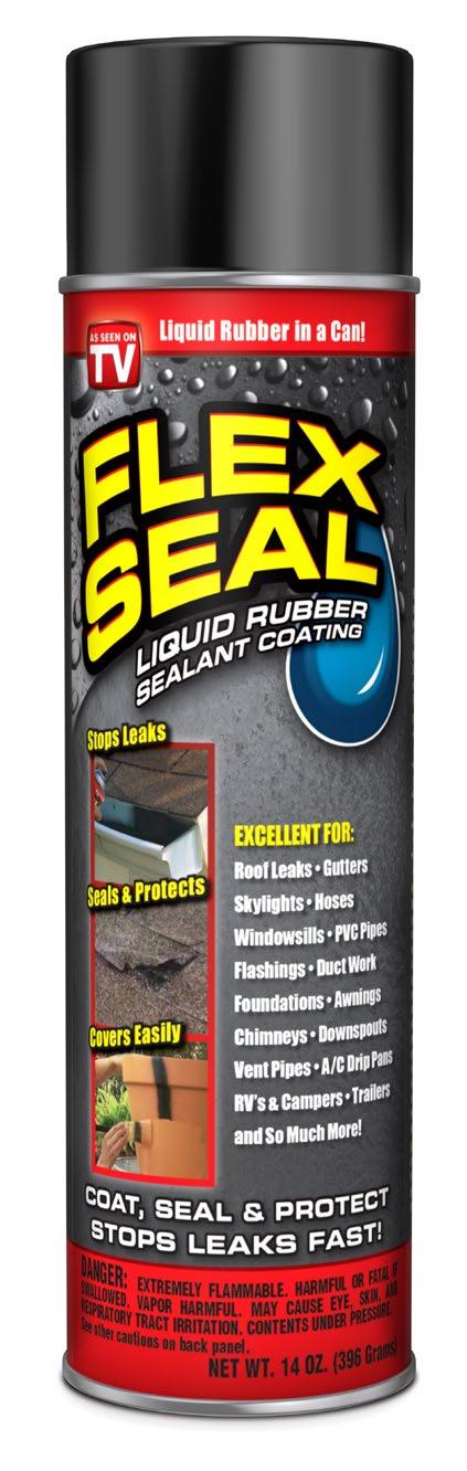 fast. Flex Seal can be applied to wet surfaces, but for a more