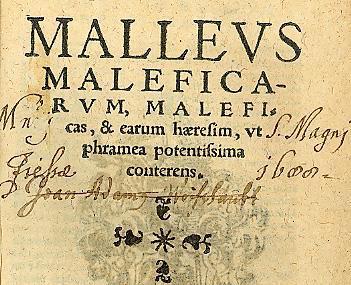 Mr. Hale s Personal Library A K Malleus Maleficarum ection I: he devil exists and he gives power to the witch ection