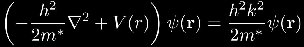 Scattering theory Schrödinger equation for