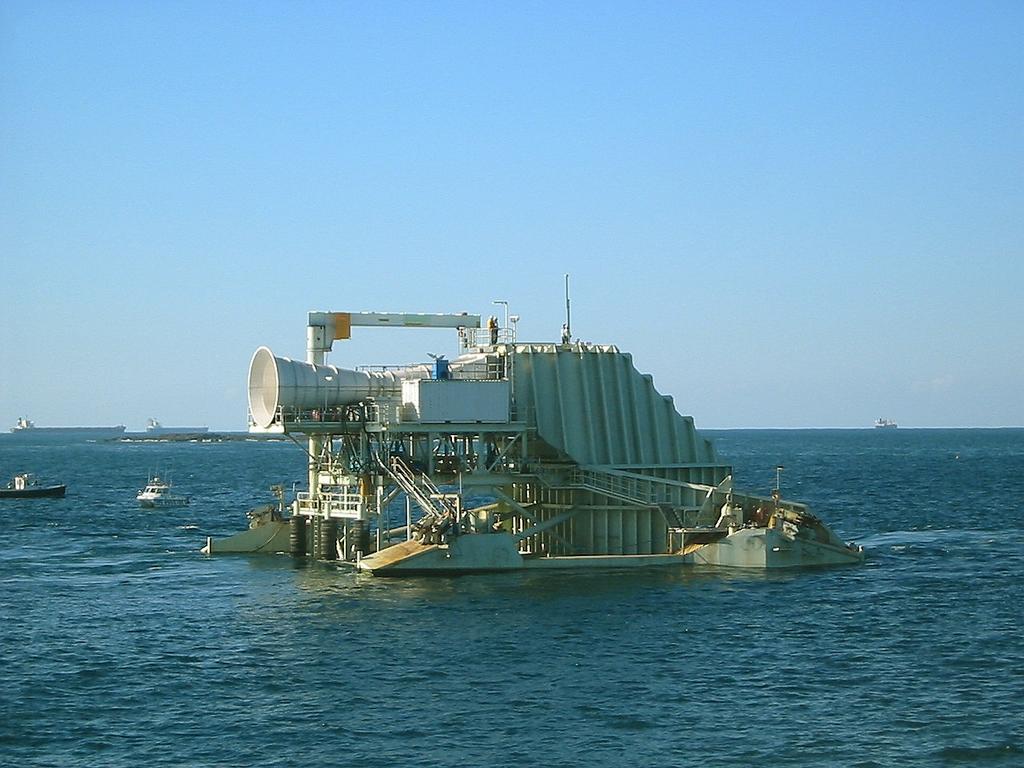 Figure 1: An OWC prototype located at Port Kembla, NSW, Australia. already developed a prototype based on the concept of OWC.