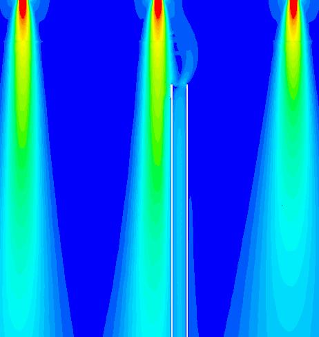 G. LOMBARDI, R. CURATOLA 273 (c) (d) Velocity: Magnitude (m/s) 0 40 80 120 160 200 Figure 7. Example of the flow field; small tube.