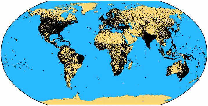 Global Network of Surface Meteorological Stations which