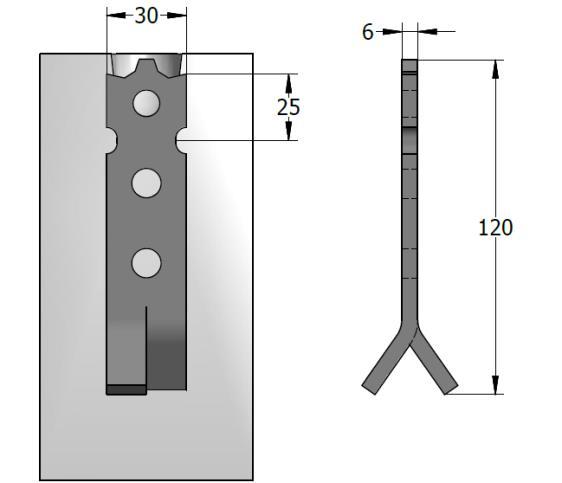 SPECIAL ANCHOR SA-TTU 12.5 kn For handling (tilting, turning and lifting) very thin precast concrete units a special anchor is required SA -TTU -12.5 kn. Note: The bending radius and the length l s will be established considering the EN 1992.
