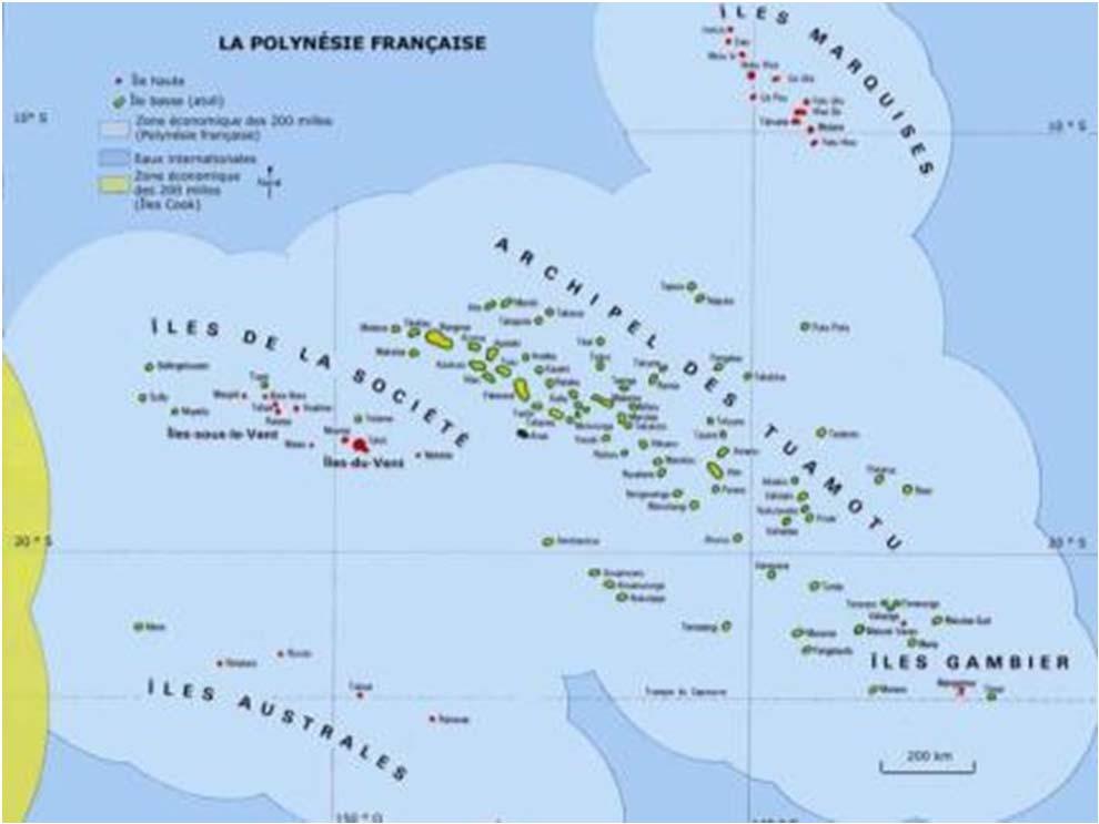 French Polynesia examples Work in progress on 2 atolls : Manihi in the Tuamotu