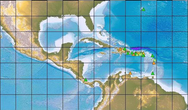PRSN: Puerto Rico Seismic Network UHSLC: University of