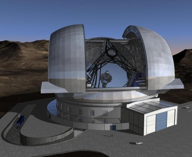 Future projects: ELTs E-ELT European Extremely Large Telescope ESO 42.6m primary mirror!