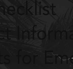 Checklist Emergency