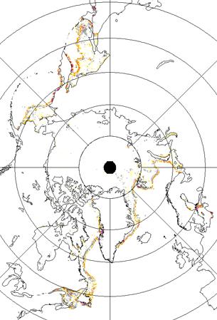 In particular, areas in the open ocean that are under the influence of inclement weather conditions can have signatures similar to those of ice covered ocean.