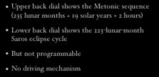 shows the Metonic sequence (235 lunar months =