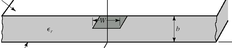 30π ε ( W b + 0.44b) wh W is th ffctiv width givn by W b W b 0 W (0.